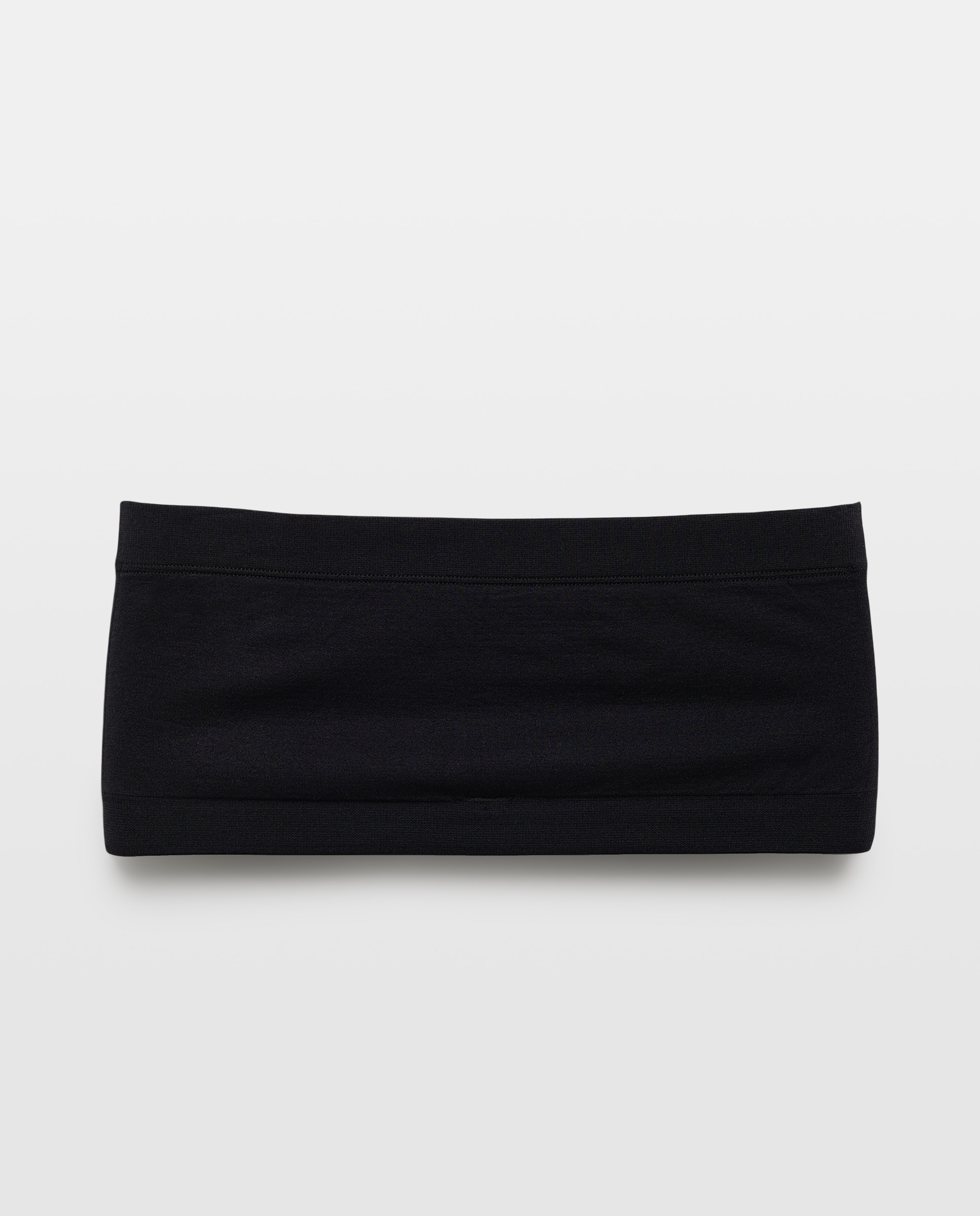 Bandeau con foam niña sin costuras - Cotton Juice - Negro Negro-2