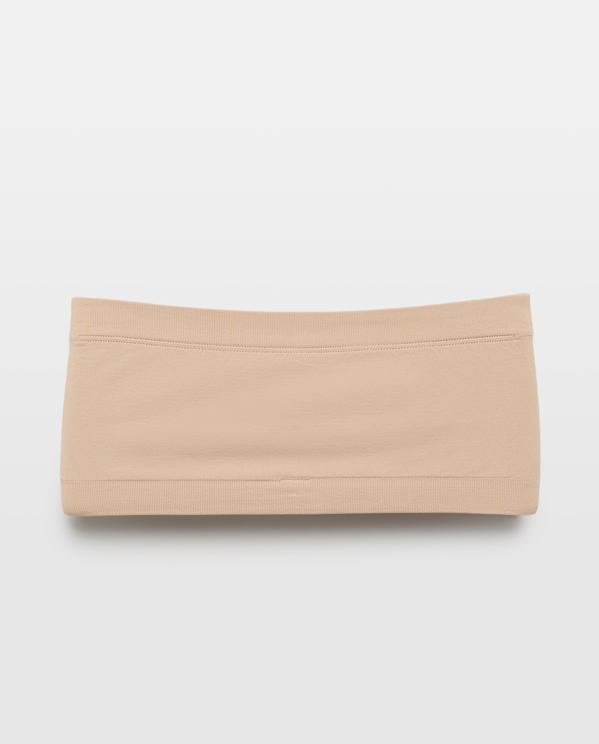 Bandeau com Espuma sem Costuras Cotton Juice Bege-2