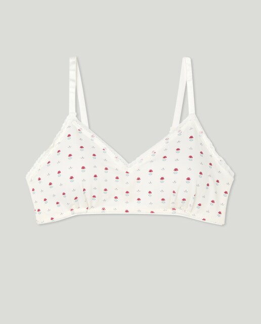 Imagem 0 de Soutien Almofadado sem Aro e com Estampado Floral