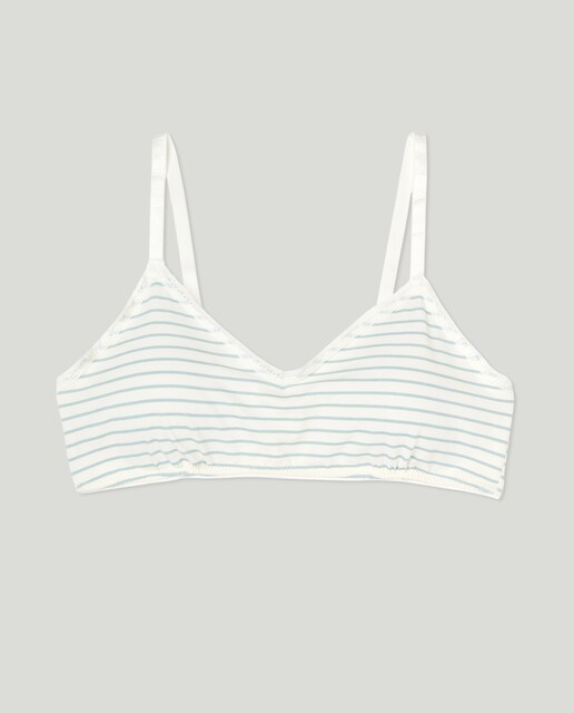 Imagem 0 de Soutien Almofadado sem Aro e com Estampado às Riscas