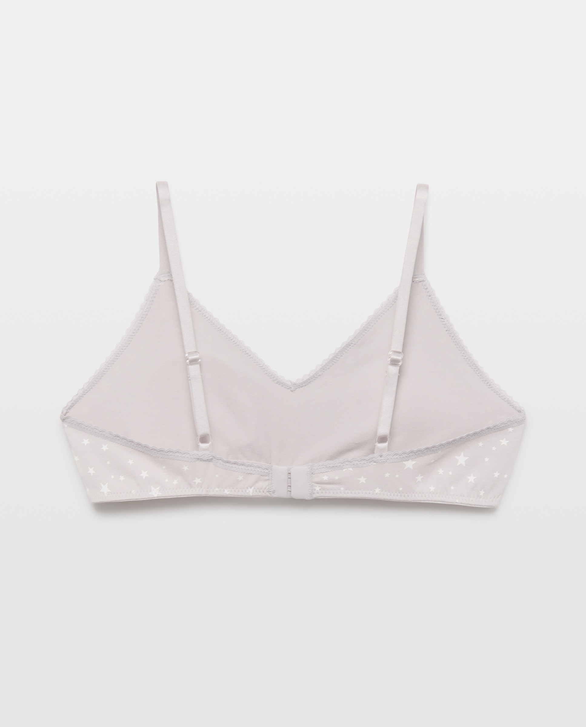 Soutien Almofadado com Estampado de Fantasia Cinzento-2