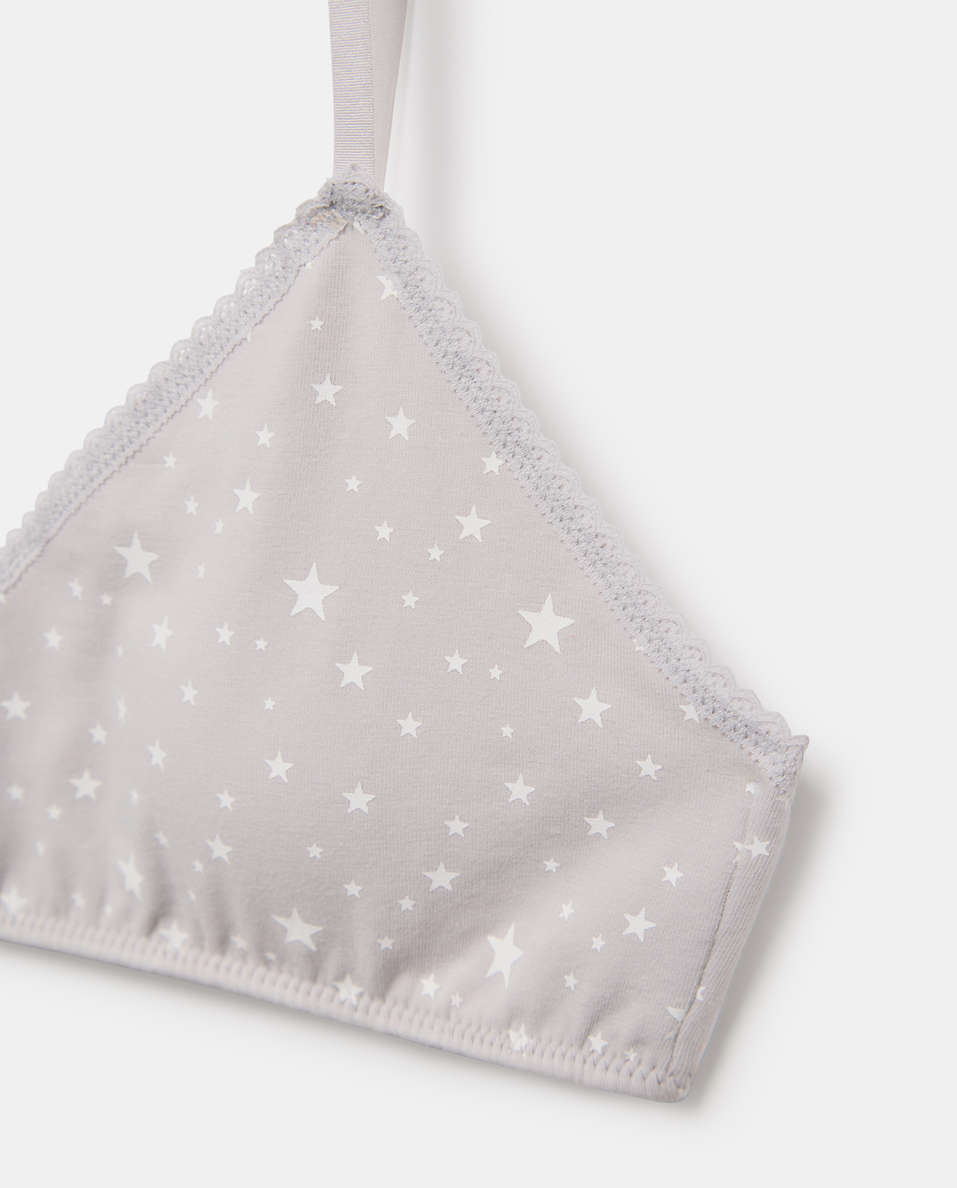 Soutien Almofadado com Estampado de Fantasia Cinzento-3