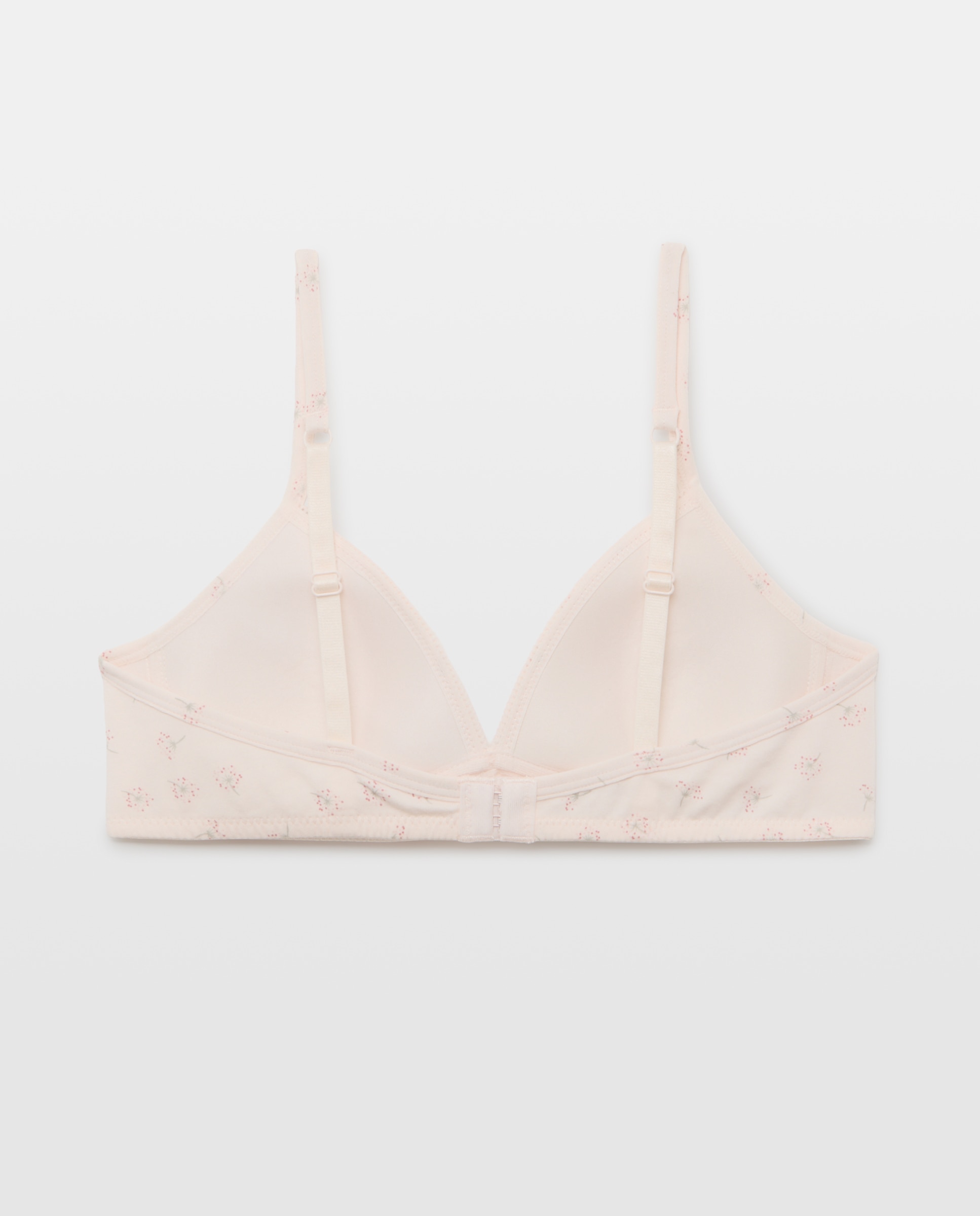 Soutien de Copa Moldada com Fantasia Floral Rosa-2