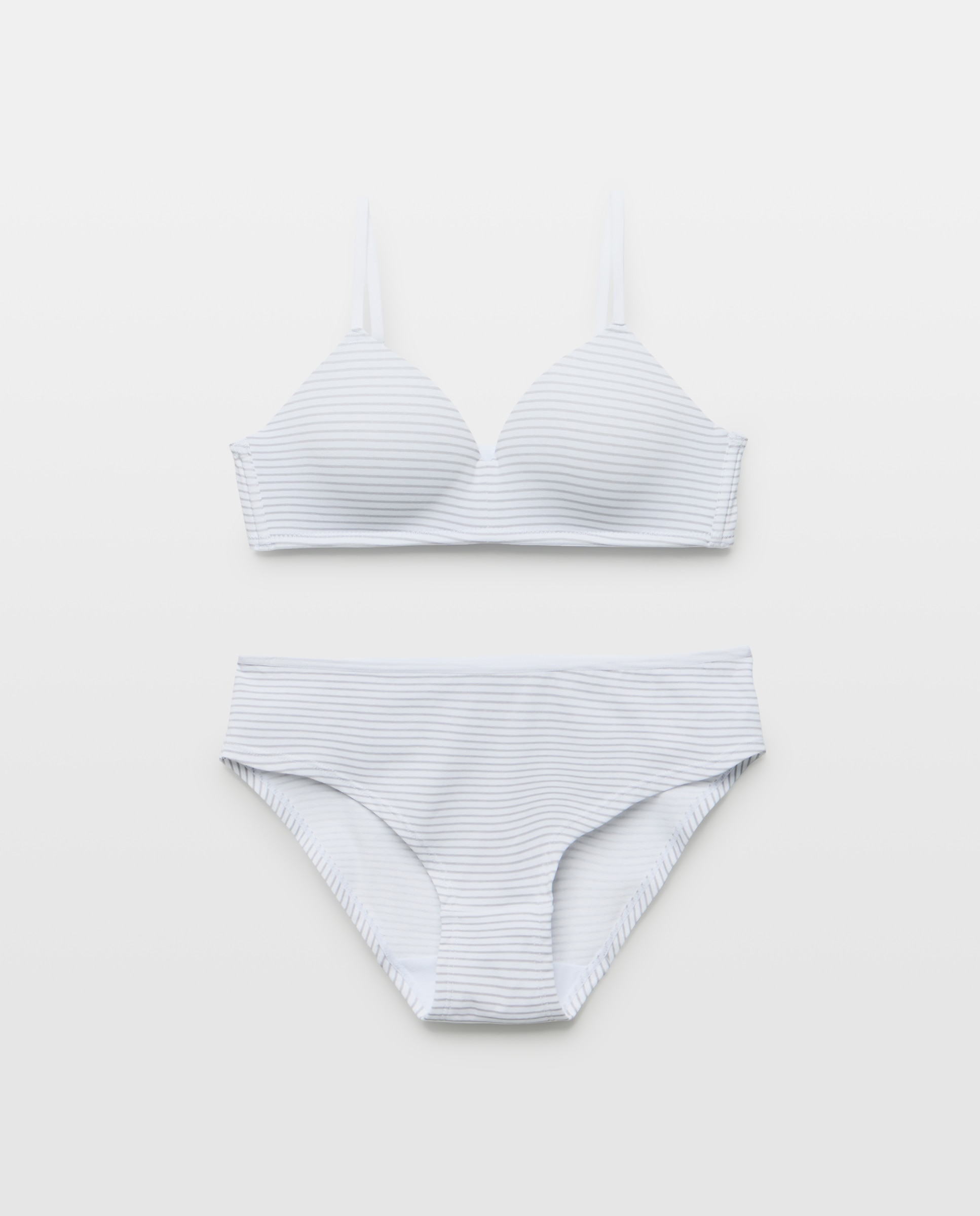Conjunto de Roupa Interior Cotton Juice Cinzento-1