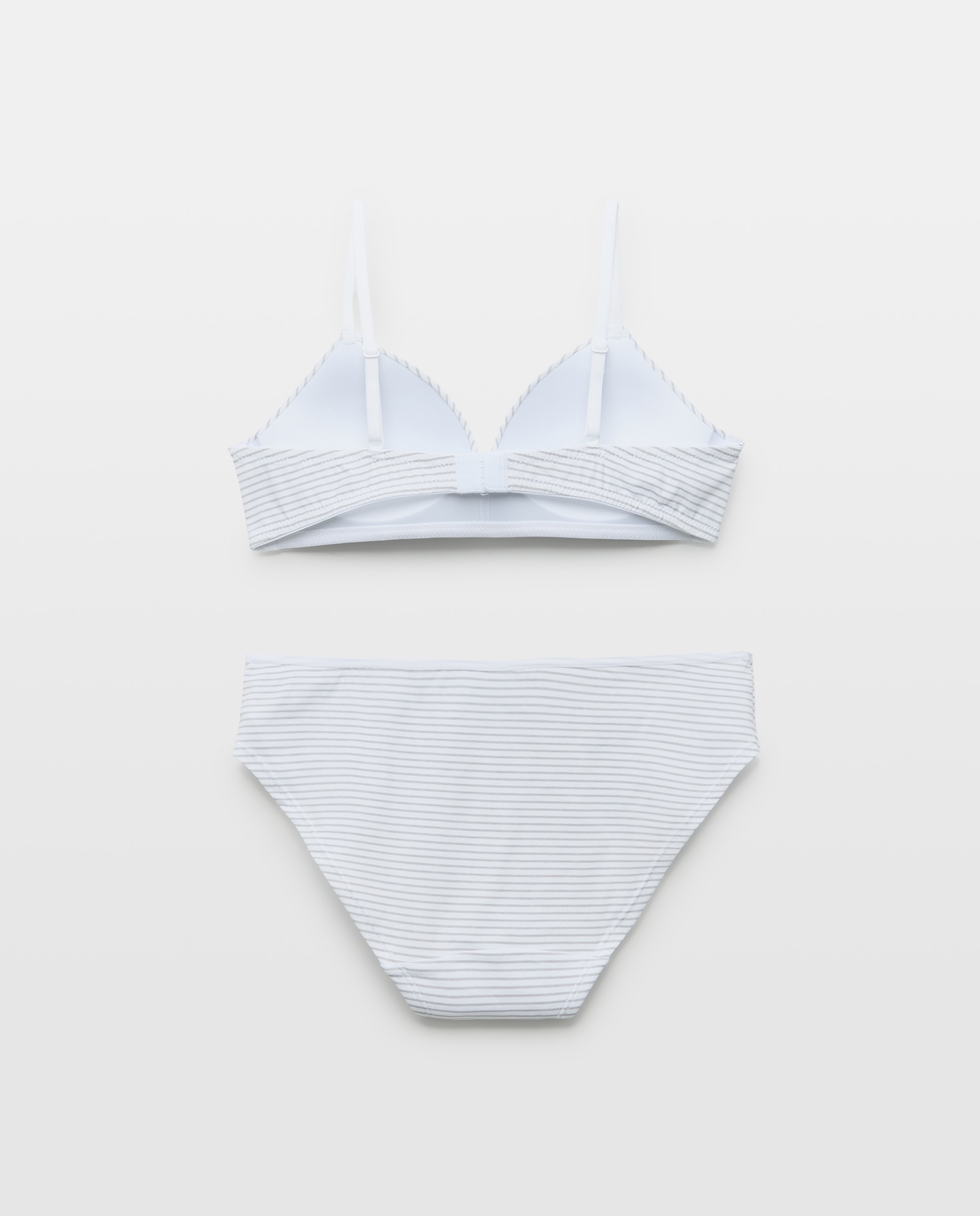Conjunto de Roupa Interior Cotton Juice Cinzento-2