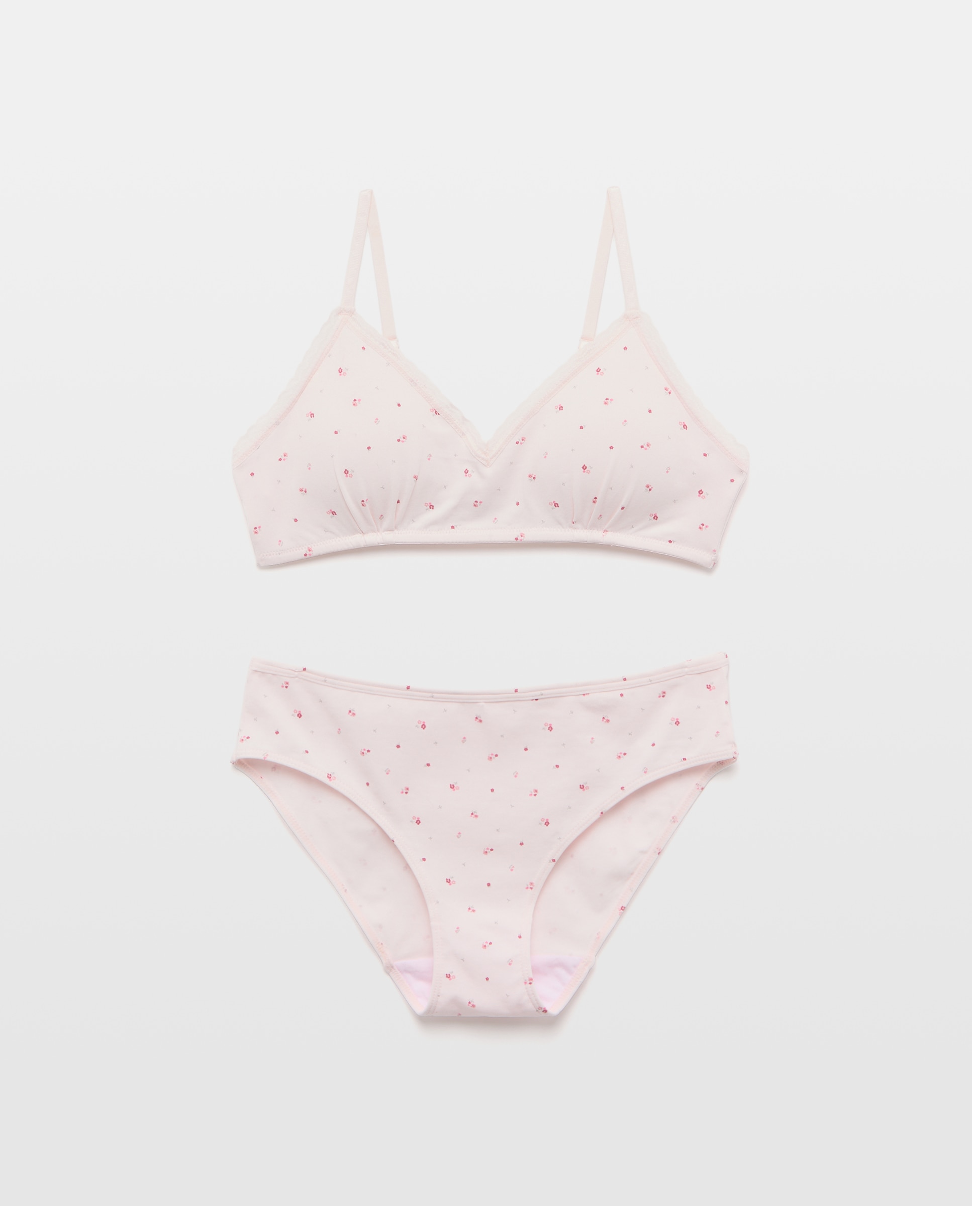 Imagem 0 de Conjunto de Top e Cueca com Estampado Floral