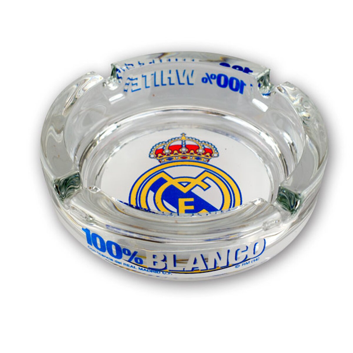 Cinzeiro Real Madrid C.F. médio 100% branco 1