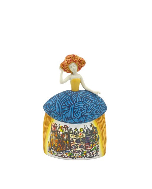 Figura Menina's Opera Barcelona - Amarelo 1