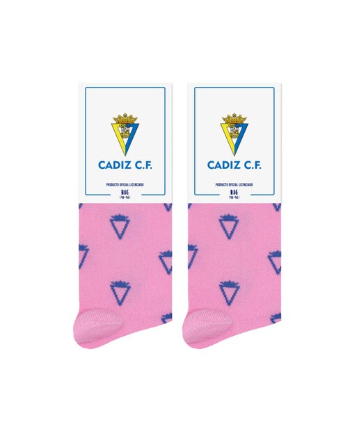 Imagem 0 de Meias Cádiz Club de Fútbol com logótipo rosa