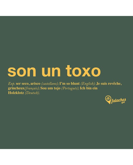 T-shirt Son Un Toxo - Verde 2