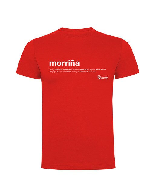 Imagem 0 de T-shirt Morriña - Vermelho
