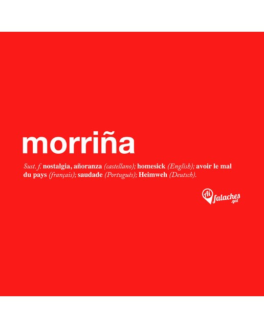 T-shirt Morriña - Vermelho 2