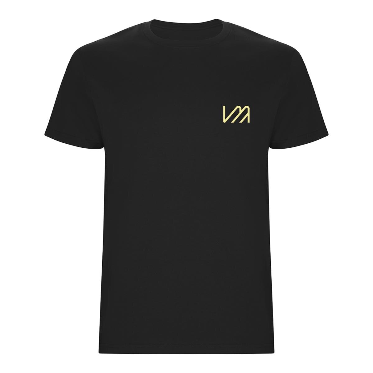 MADRING - Camiseta Madring negra estampación.