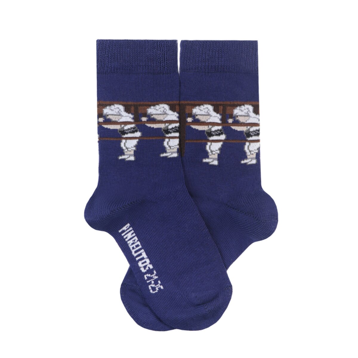 Meias Costaleros (Semana Santa de Espanha) Pinrelitos azul-marinho 2