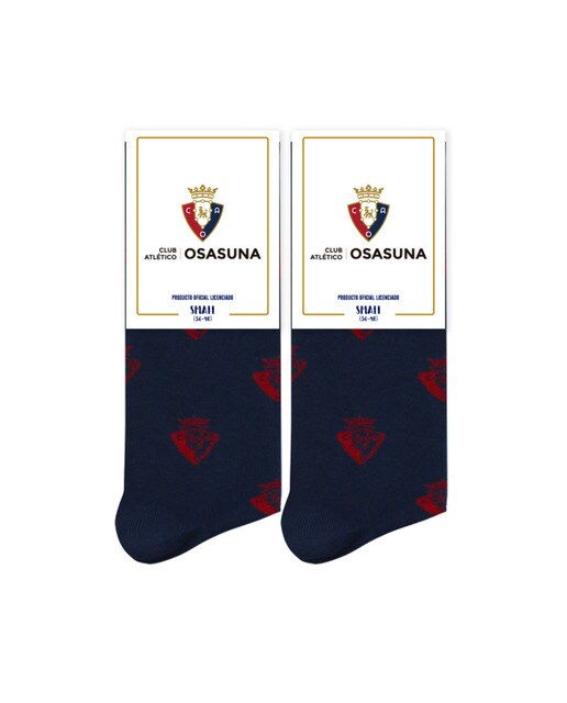 Meias Club Atlético Osasuna Logo azul-marinho 1