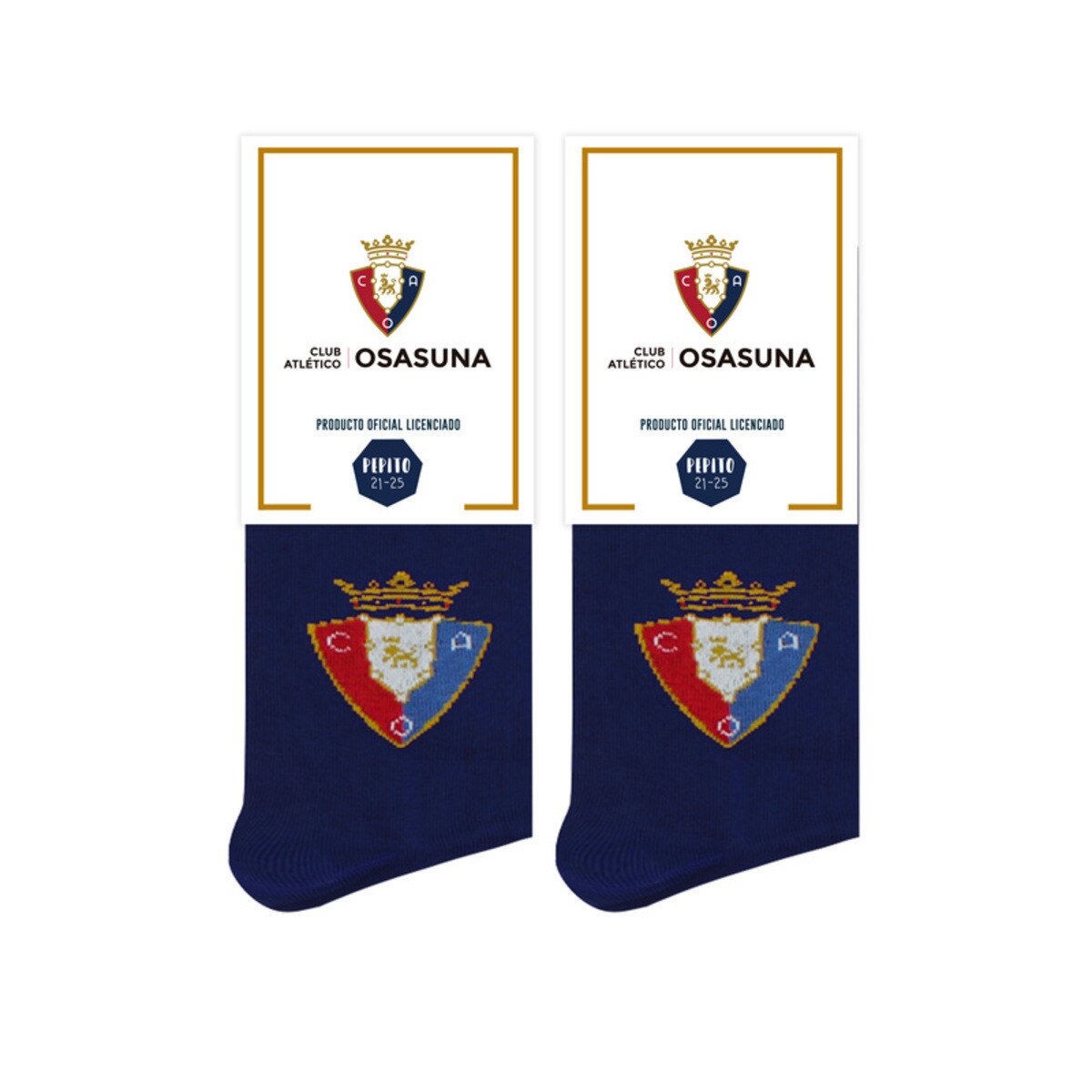 Meias Club Atlético Osasuna Escudo Pinrelitos 1