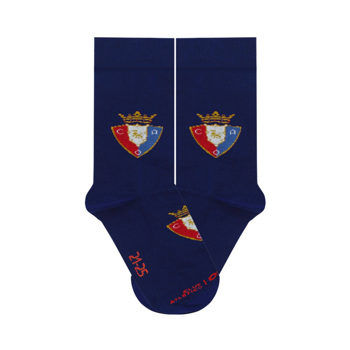 Meias Club Atlético Osasuna Escudo Pinrelitos 2