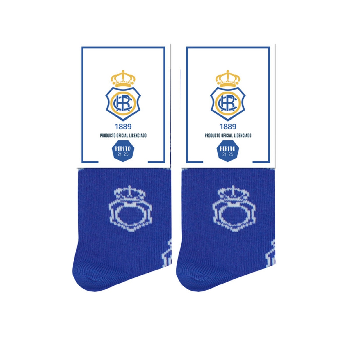 Imagem 0 de Meias Real Club Recreativo de Huelva Logo Pinrelitos