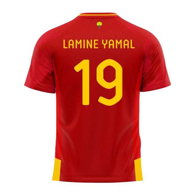 Imagen 0 de Camiseta RFEF Lamine Yamal JUNIOR