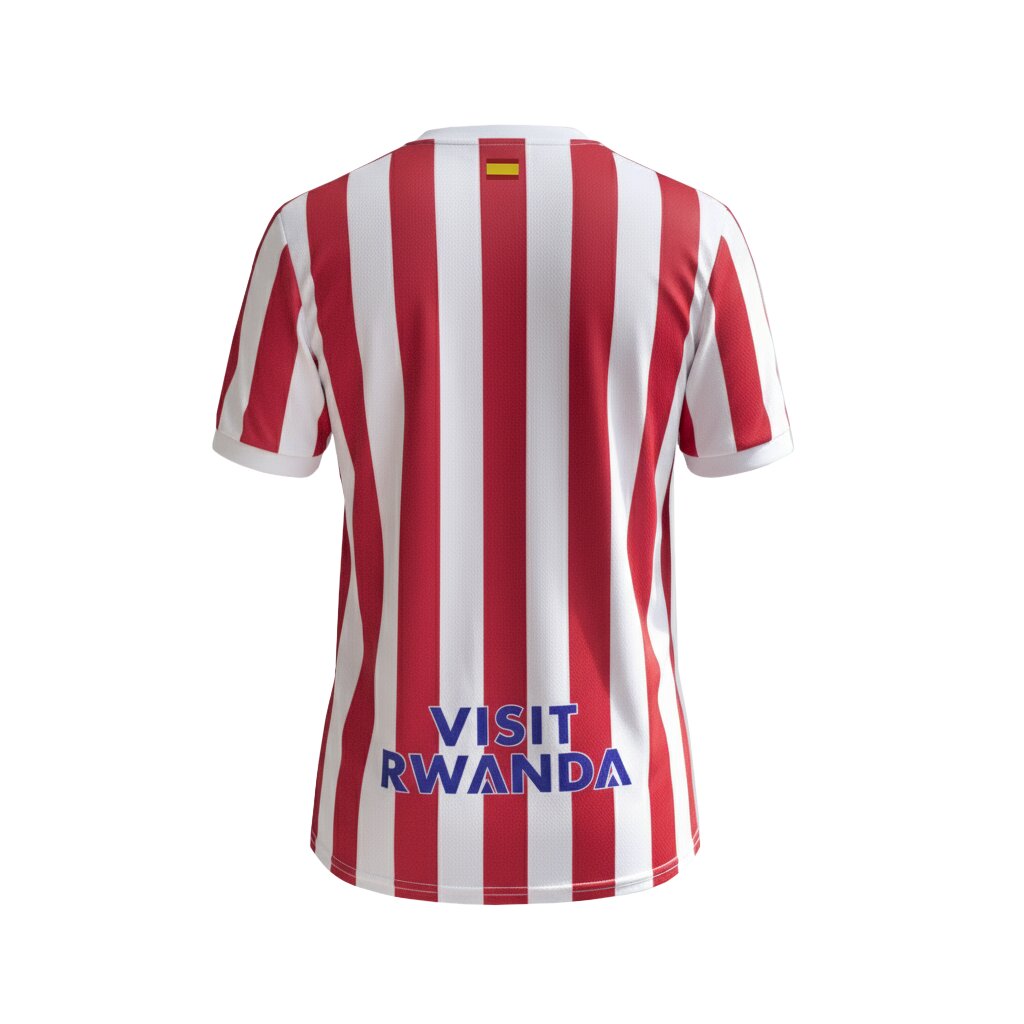T-shirt Atlético de Madrid Oficial Home 25/26 para Fã Rojiblanco 2