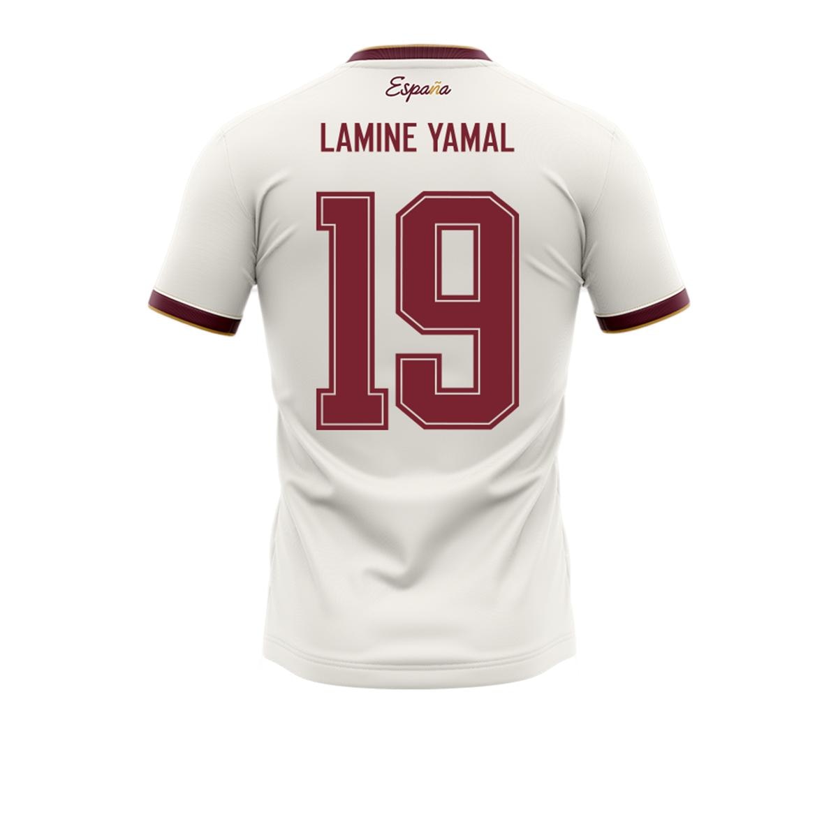 T-shirt RFEF 1.º Equip Away Adulto 2026 Lamine Yamal 3