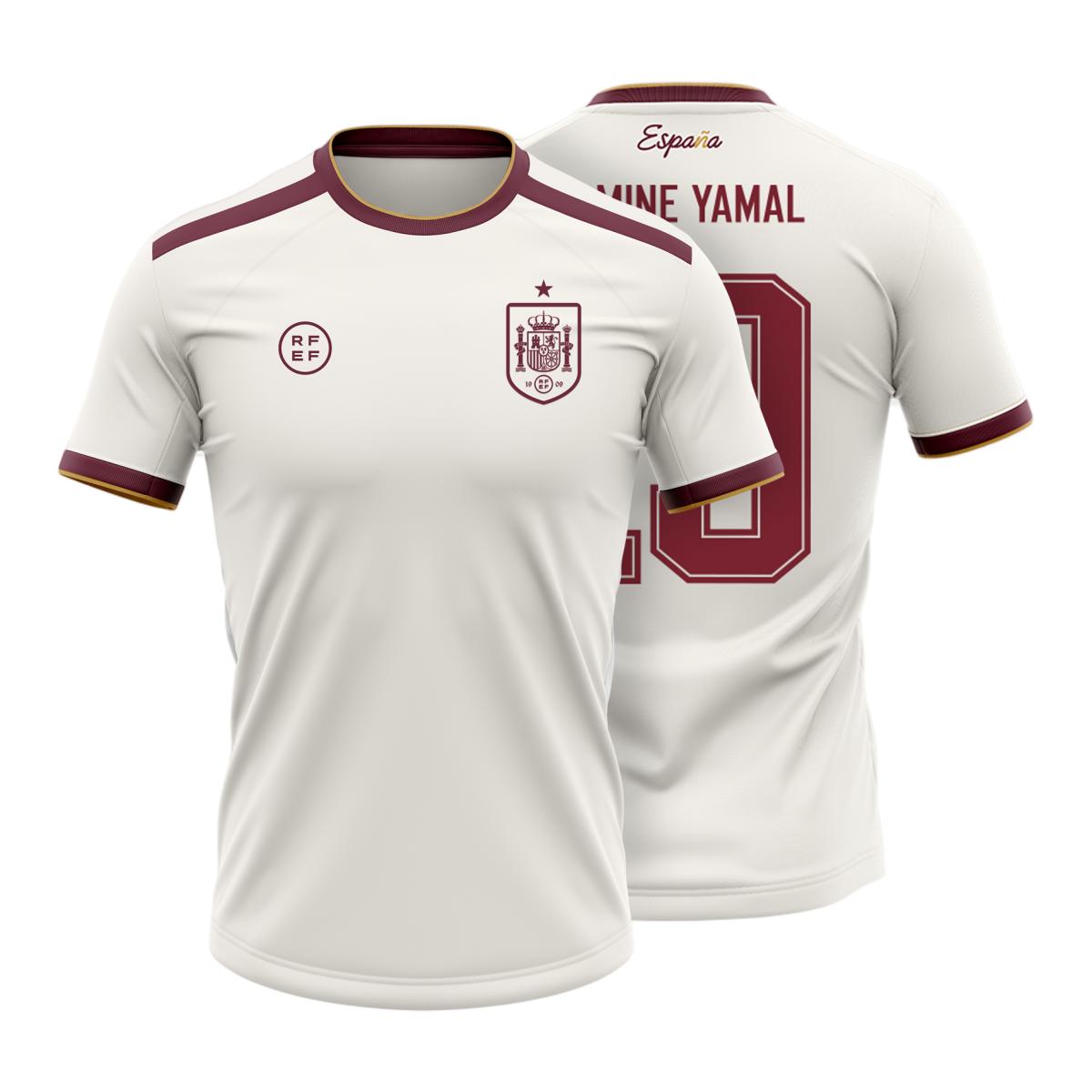 Imagem 0 de T-shirt RFEF 1.º Equip Away Adulto 2026 Lamine Yamal