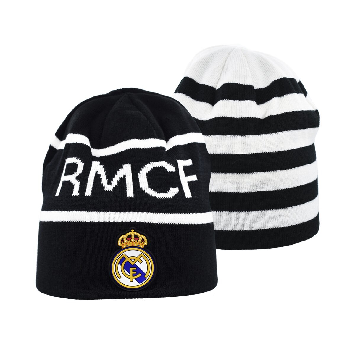 Gorro Infantil RM de Inverno Reversível - Branco/Preto 1