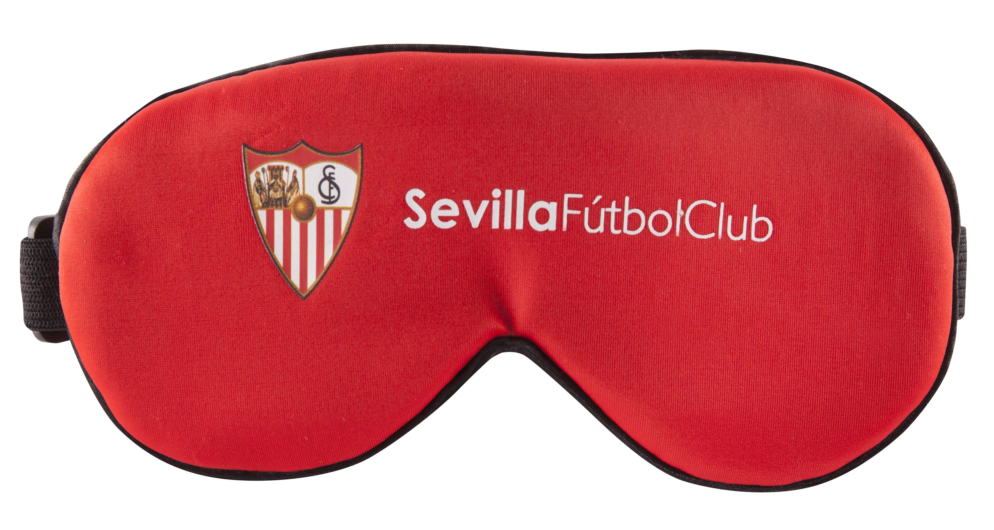 Máscara de viagem Sevilla Fc vermelha Escudo 2