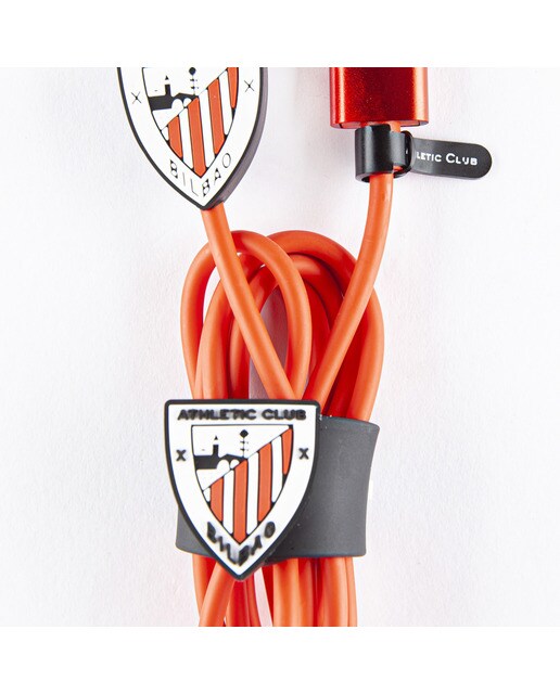 Imagem 0 de Conjunto de cabo tipo C organizador e protector Athletic Club de Bilbao vermelho Escudo