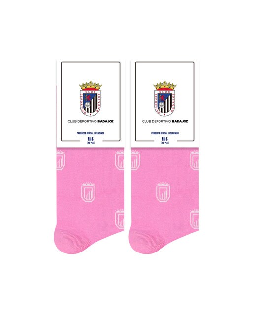 Meias Club Deportivo Badajoz Logo rosa 1