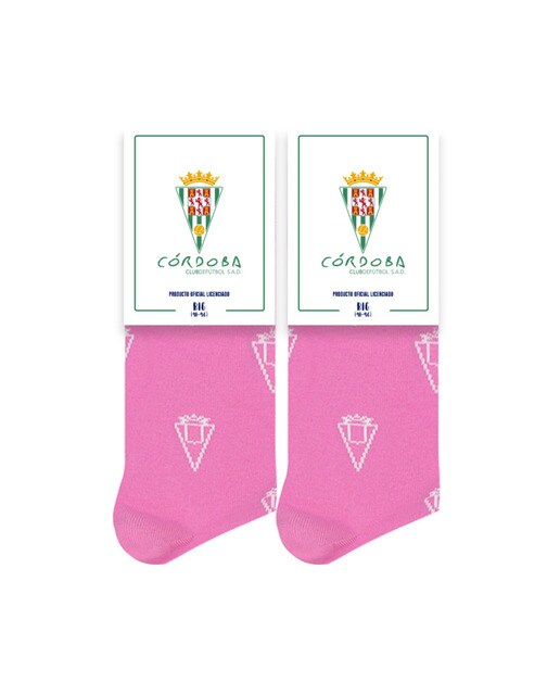 Meias Córdoba Club de Fútbol Logo rosa 1