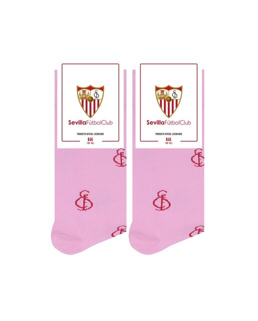 Meias Sevilla Fútbol Club SFC rosa 1