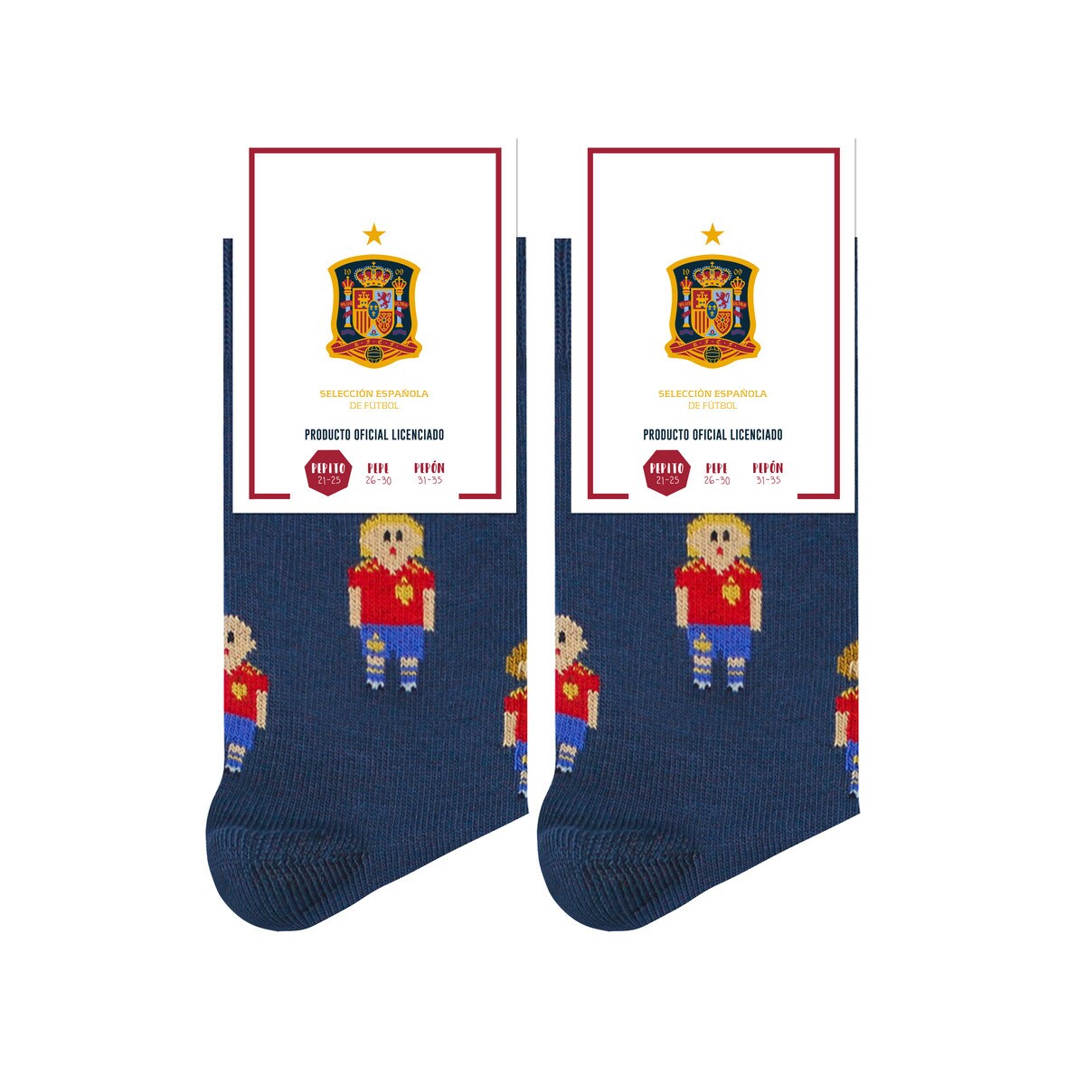 Calcetines Selección Española Pepe Pinreles Jugadores Pinrelitos.