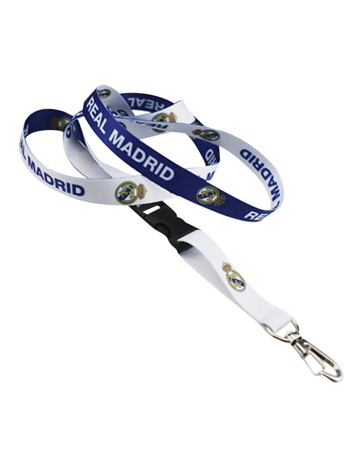 Fita lanyard Real Madrid C.F. branca 1