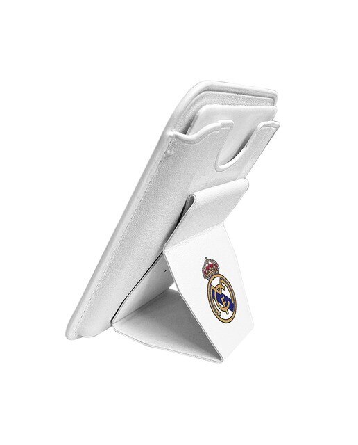 Porta-cartões com Adesivo 3M para Telemóvel com o Escudo Real Madrid C.F. - Branco 1