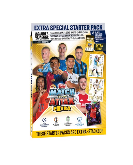 Starter pack cartas Match Attax Extra Champions 2024-205 1