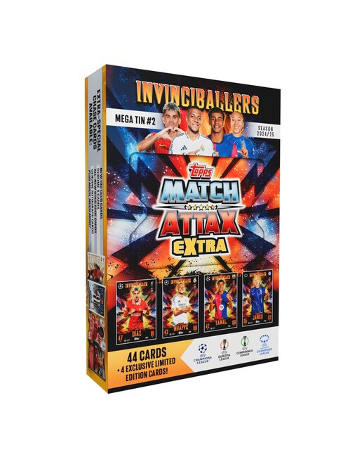 Mega lata cartas Match Attax Extra Champions 2024-2025 1