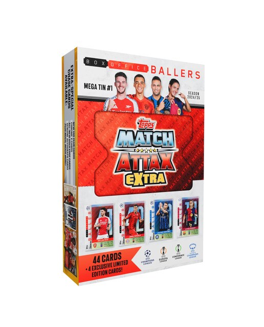 Mega lata cartas Match Attax Extra Champions 2024-2025 2