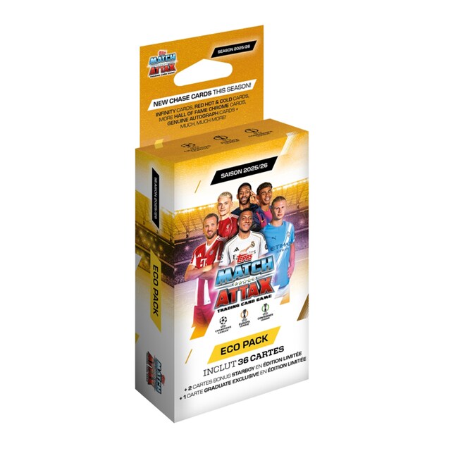 Imagen 0 de Eco pack cartas Match Attax Extra Champions 2025-2026
