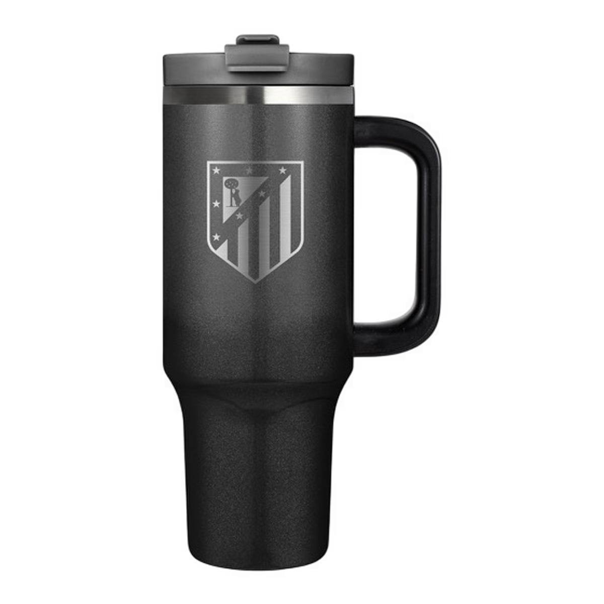 Imagem 0 de Copo térmico do Atlético de Madrid C.F. com cabo e palha