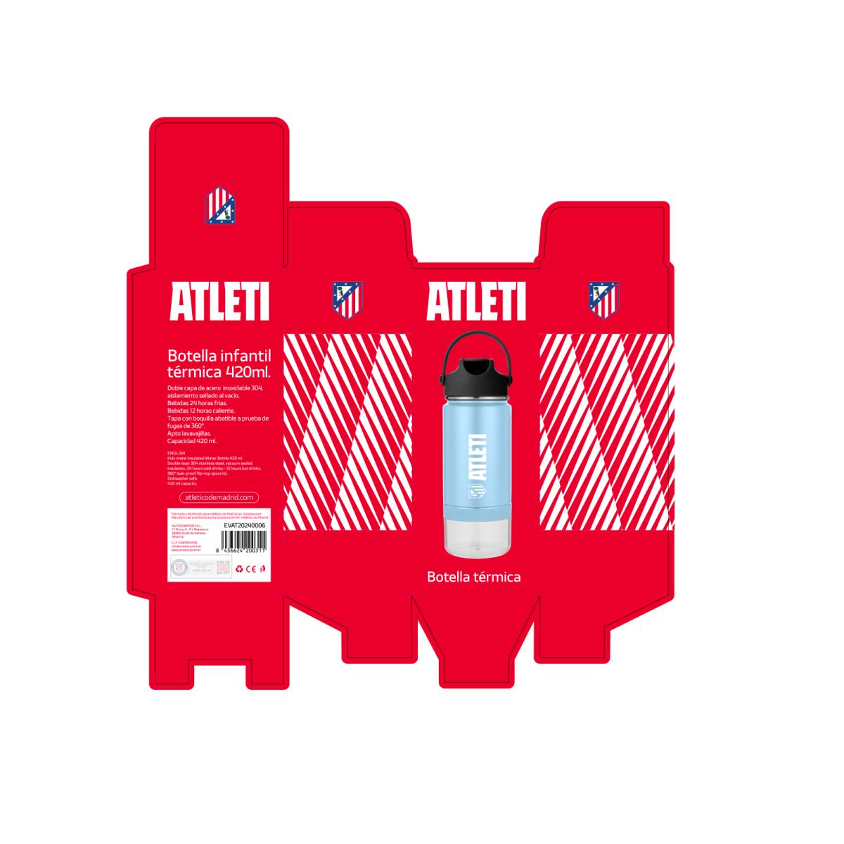 Garrafa térmica infantil Atlético de Madrid C.F. 3
