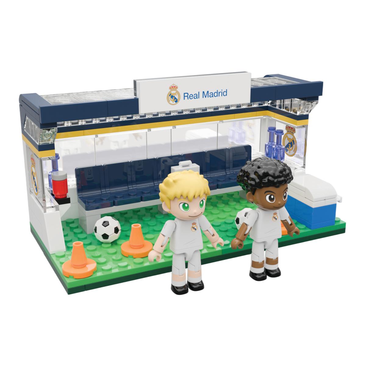Set de construcción banquillo Real Madrid C.F. 184 piezas.