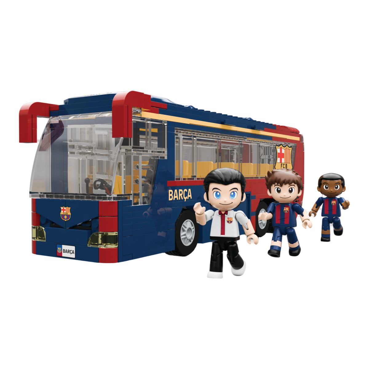 Set de construcción autobús F.C. Barcelona 488 piezas.