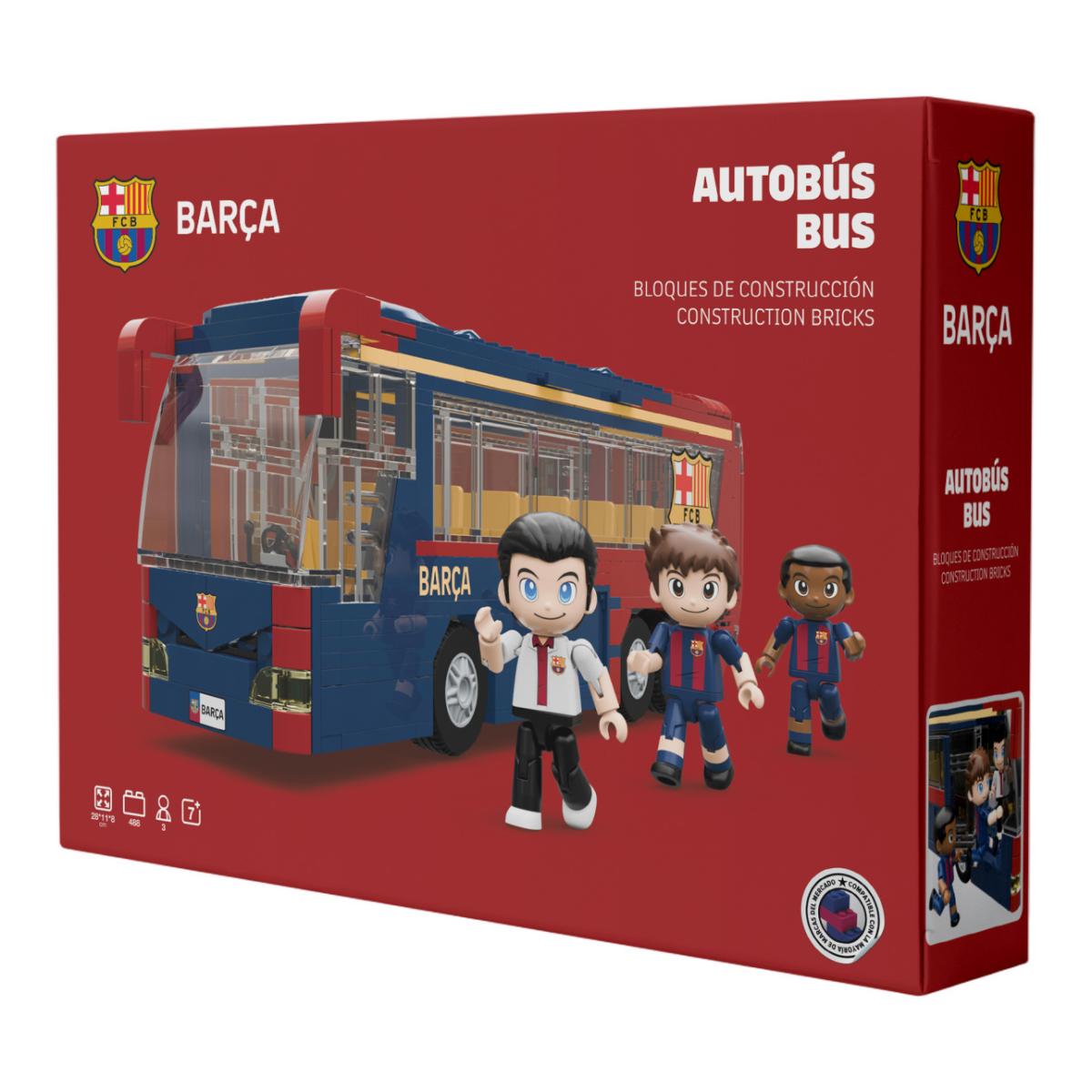 Conjunto De Construção Autocarro F.C. Barcelona 488 Peças 12