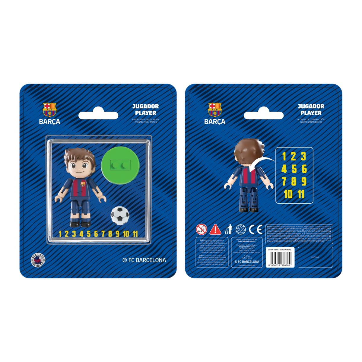 Imagem 0 de Figura Jogador M2 F.C. Barcelona Articulado Cabelo Curto Castanho