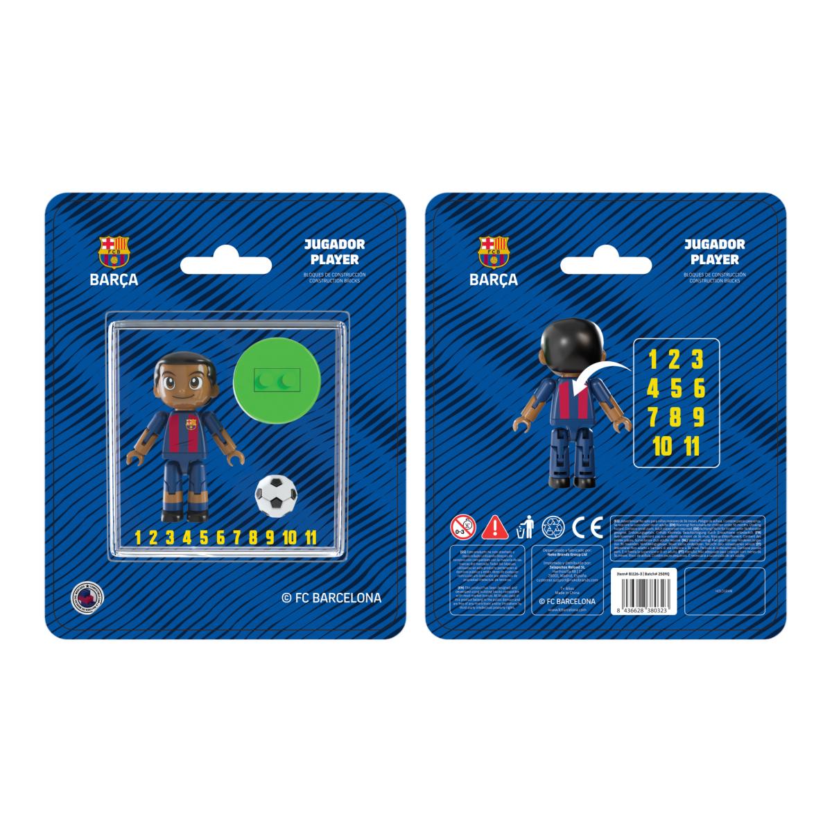 Imagem 0 de Figura Jogador M3 F.C. Barcelona Articulado Cabelo Curto Moreno
