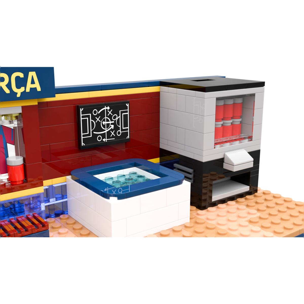 Conjunto Construção de Balnearios Do F.C. Barcelona 439 Peças 6