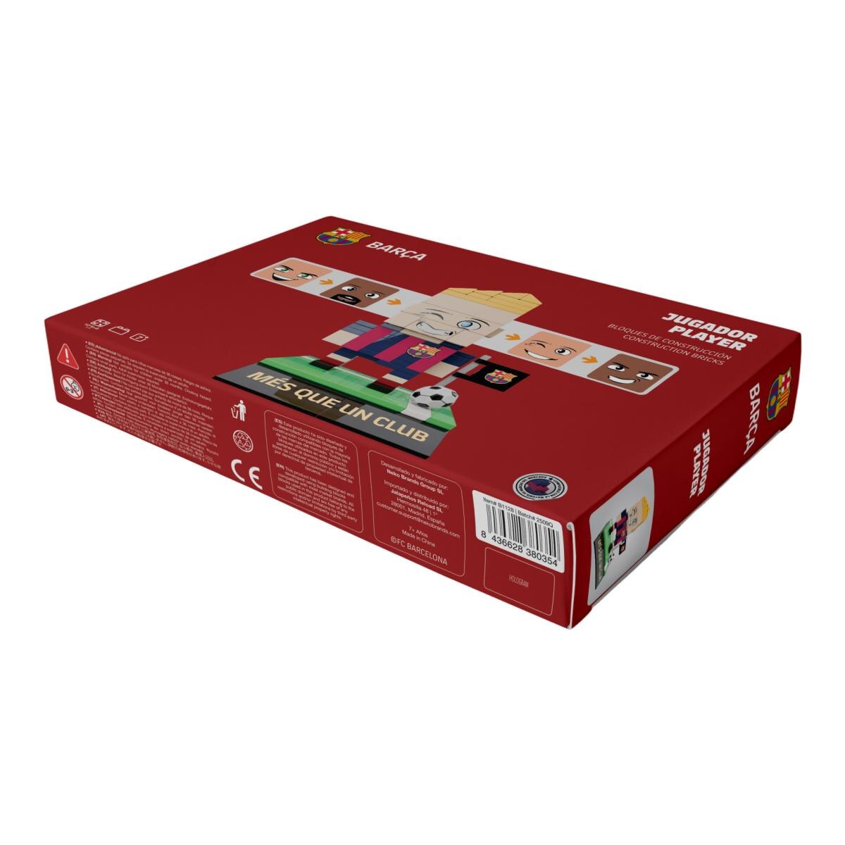 Conjunto De Construção Jogador F.C. Barcelona 210 Peças 10