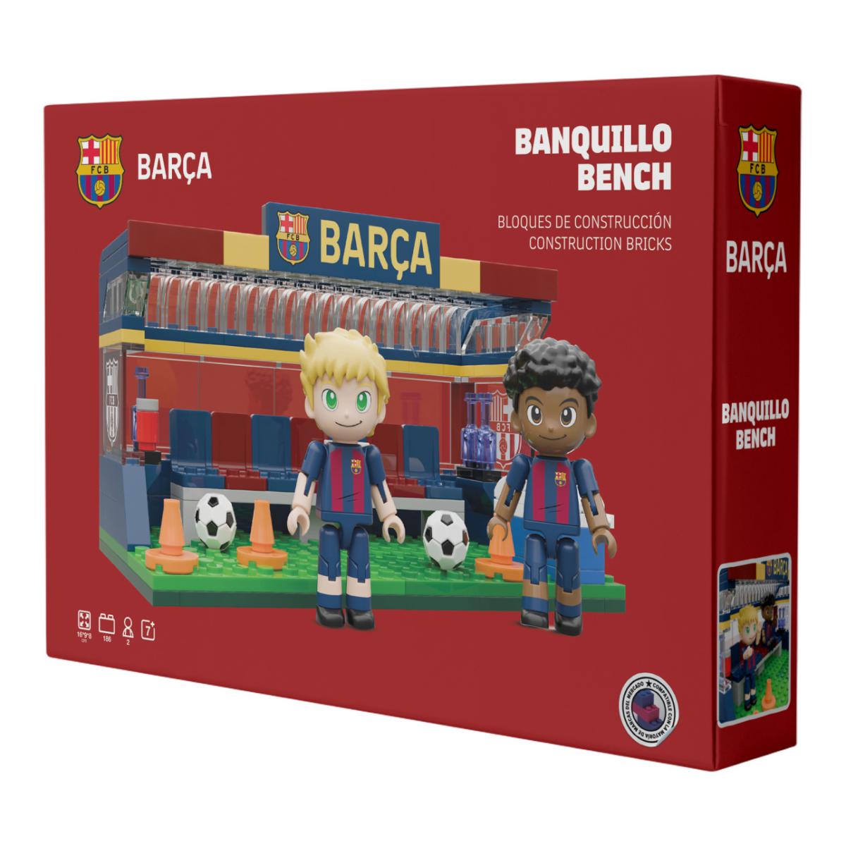 Conjunto De Construção Banco do F.C. Barcelona 184 Peças 9