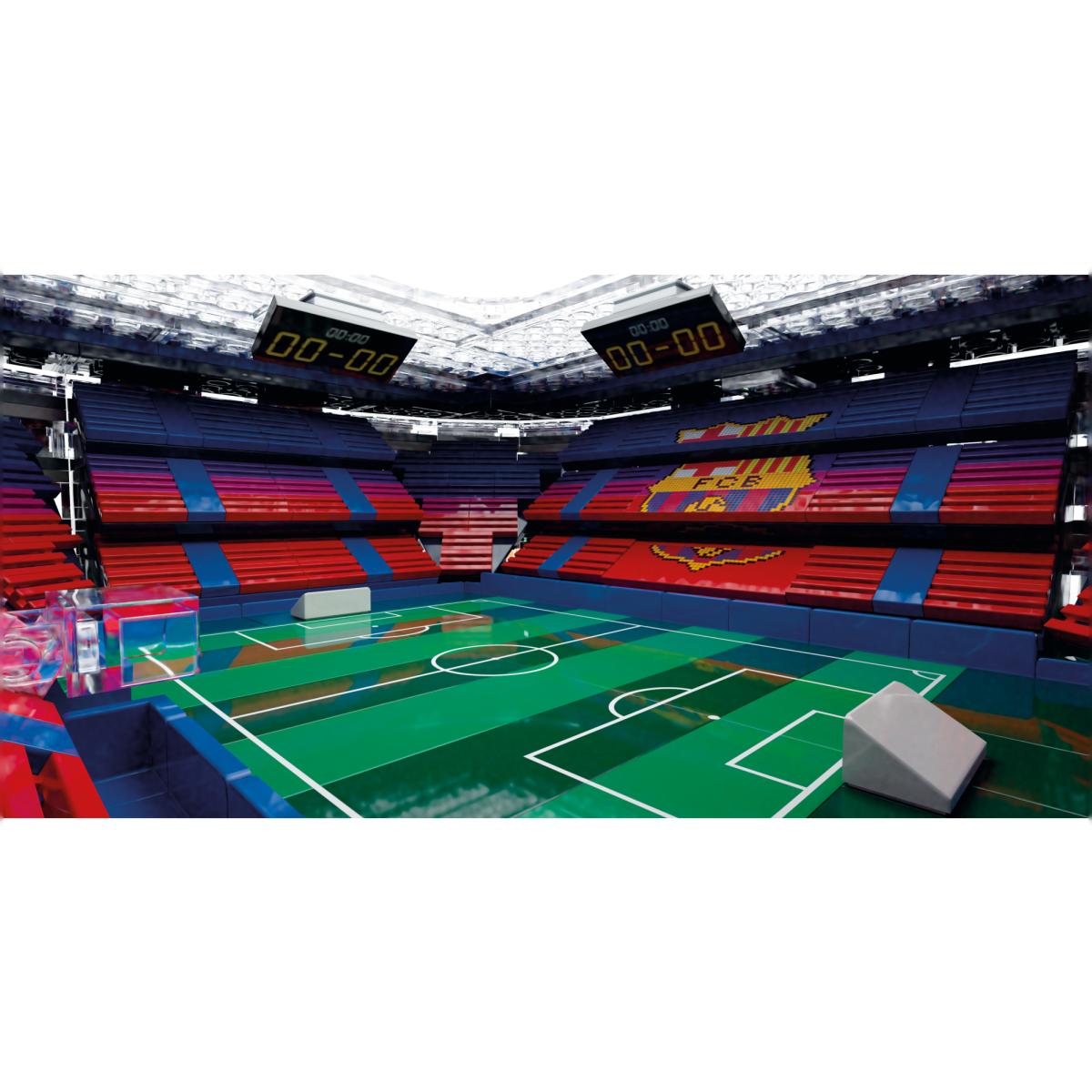 Conjunto De Construção Do Estádio Spotify Camp Nou F.C. Barcelona 2236 Peças 4